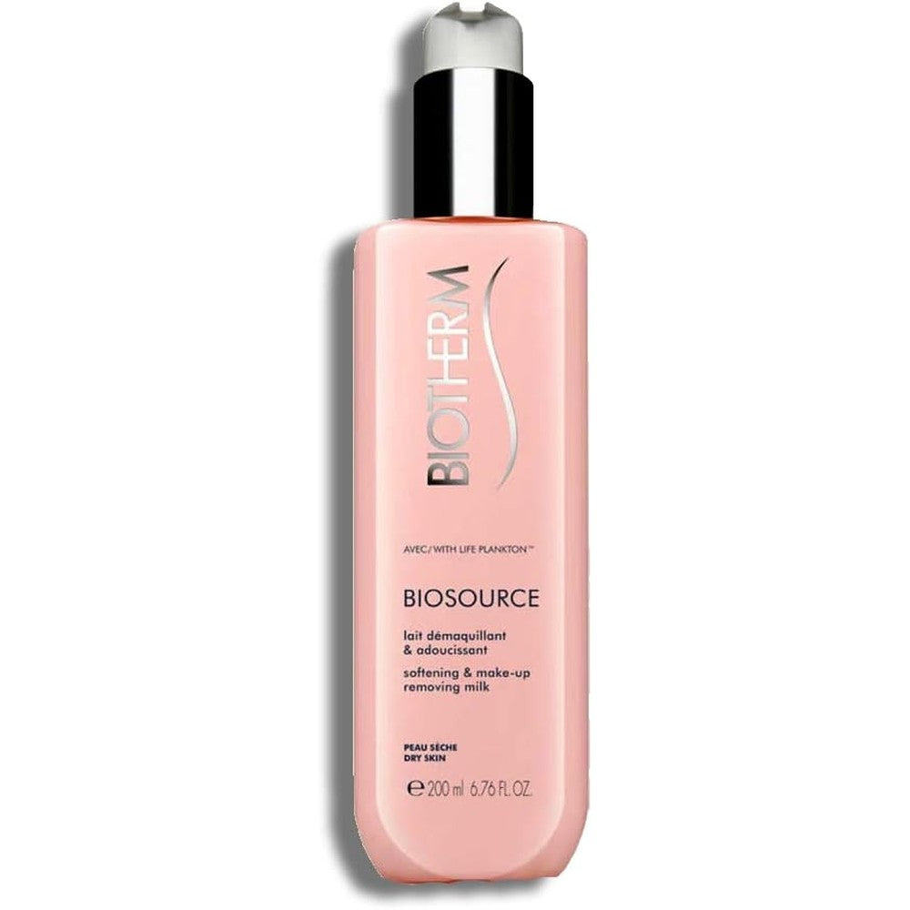 Biotherm Biosource Softening and Make-Up Removing Milk front bottle view