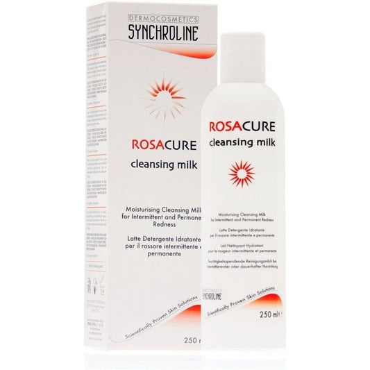 Synchroline Rosacure Cleansing Milk 200ml bottle for sensitive skin