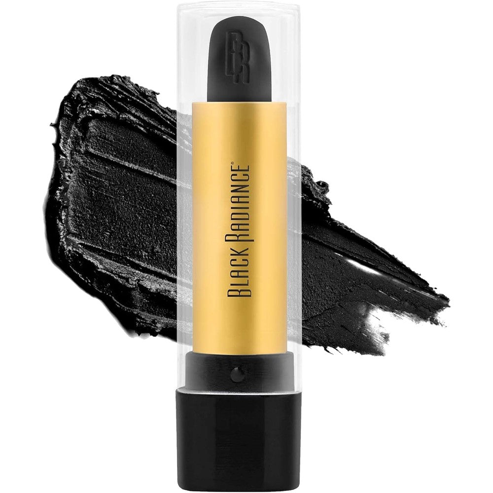 Black Radiance Perfect Tone Lipstick front view of the Black Out shade bullet