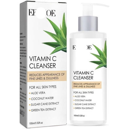 TS TAC-SKY Vitamin C Facial Cleanser 2 piece set front view