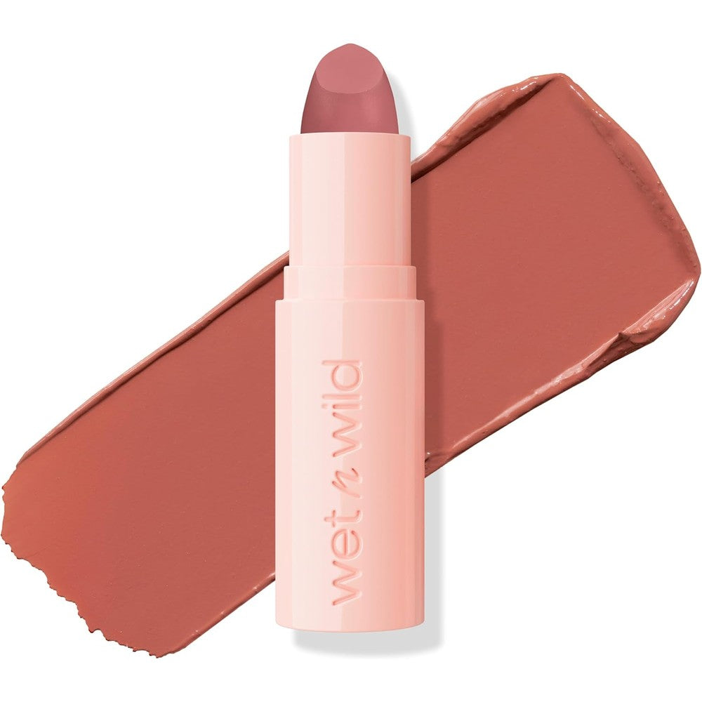 Wet N Wild mega last rich satin lip color in hush lil' beige shade infused with vitamin E