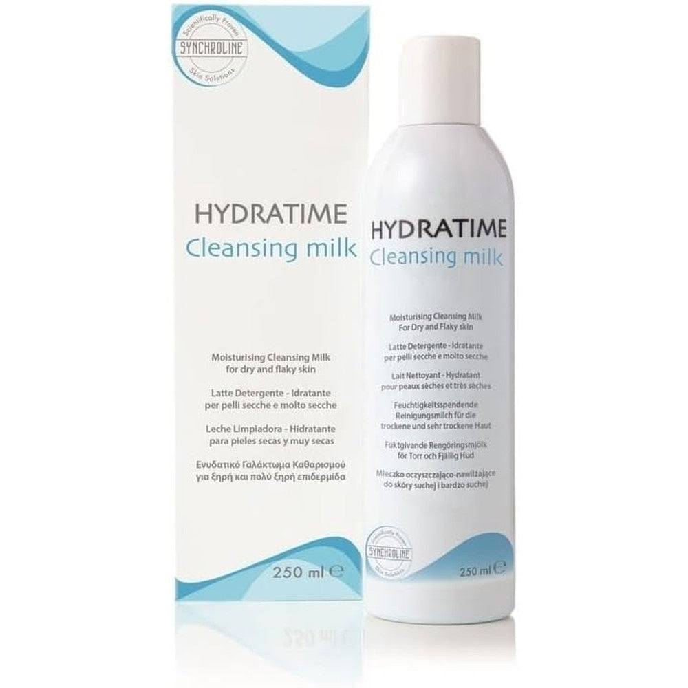 Synchroline Hydratime Cleansing Milk front view gentle makeup remover