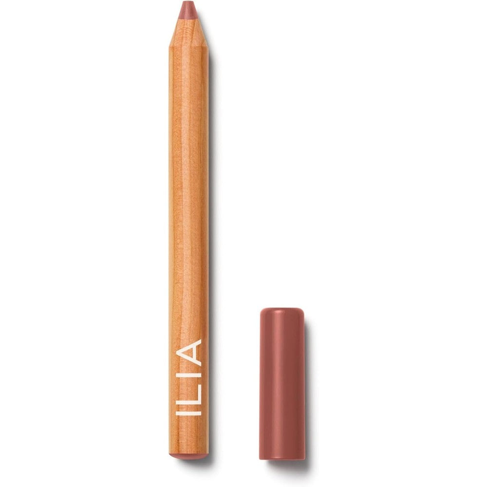 ILIA lip sketch hydrating long lasting crayon in banquette beige pink nude lip color