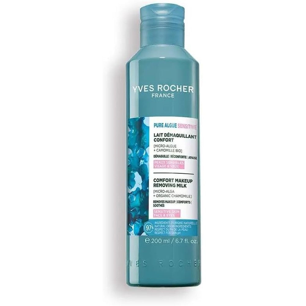 Yves Rocher Pure Algue Comfort Makeup Remover Milk bottle front view