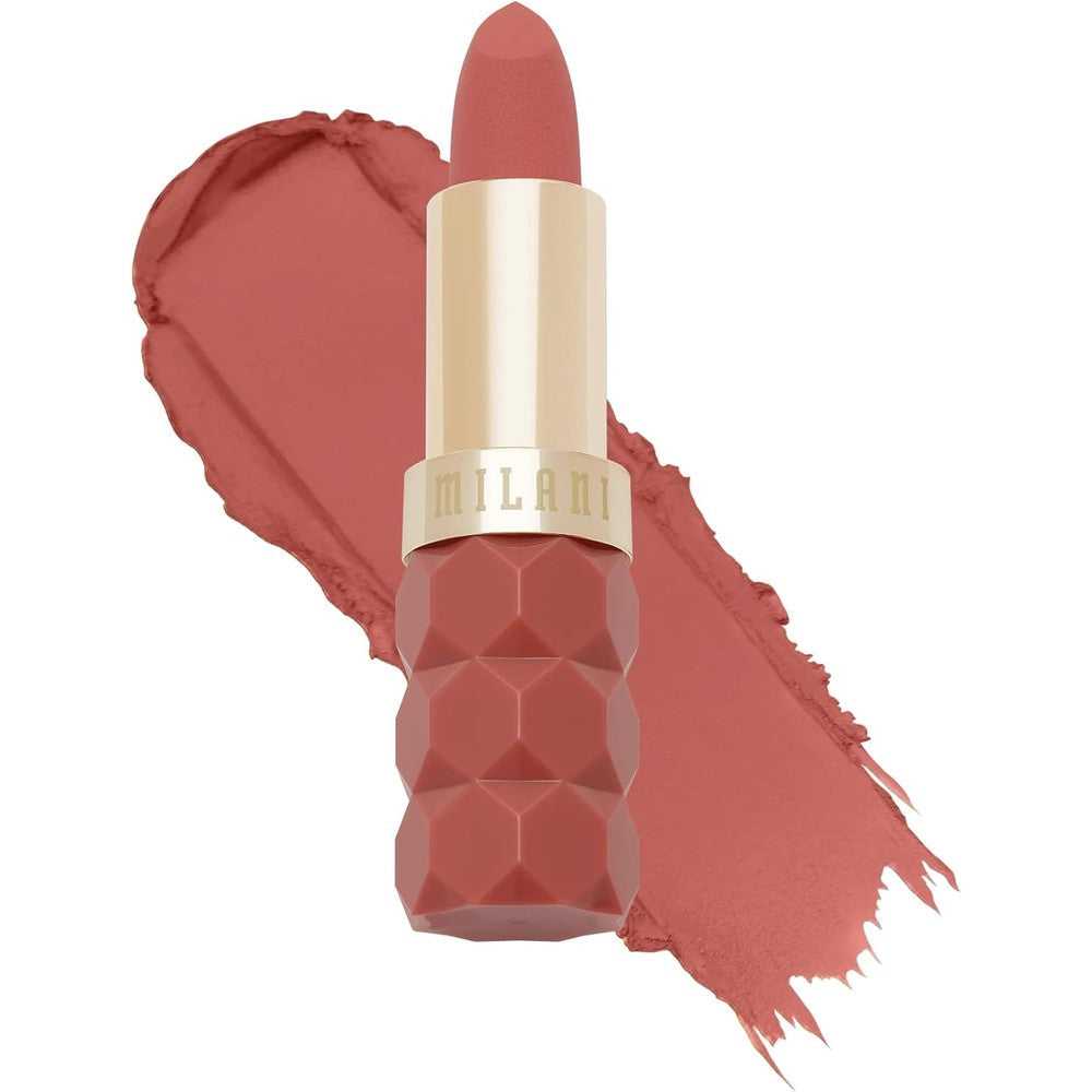 Milani color fetish creamy matte lipstick in secret nude pink shade