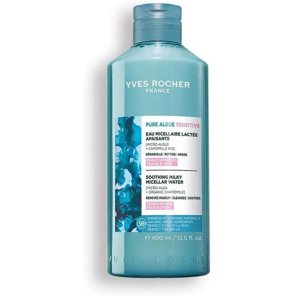 Yves Rocher Pure Algue Soothing Makeup Remover Milk front view bottle