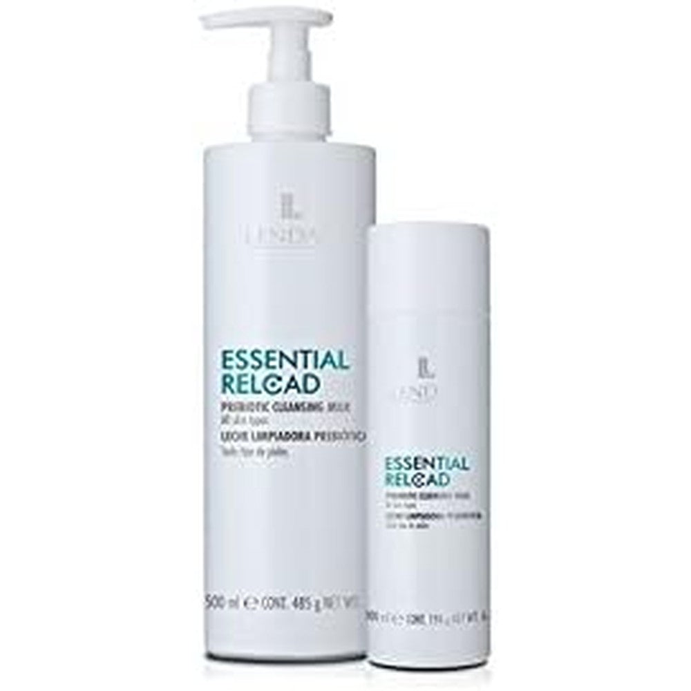 Lendan Essential Reload Prebiotic Cleansing Milk front view skincare bottle