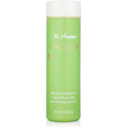 M. Asam Vino Gold Cleansing Milk bottle front view for gentle facial cleansing