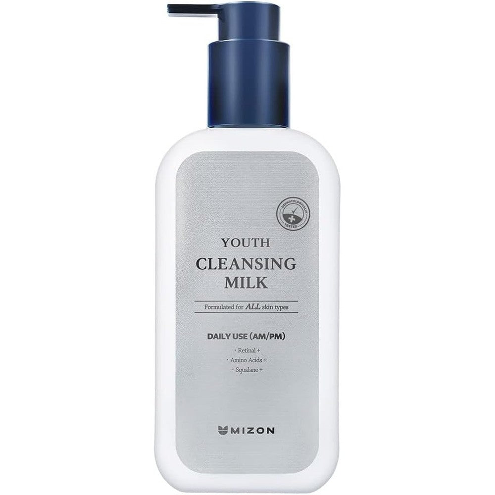 Mizon Youth Cleansing Milk bottle front view authentic skincare