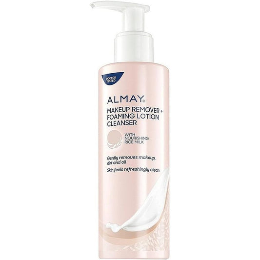 Almay Makeup Remover and Foaming Lotion Cleanser bottle front view