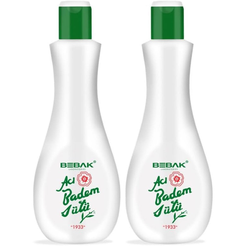 Bebak Bitter Almond Make-Up Remover Milk front bottle view