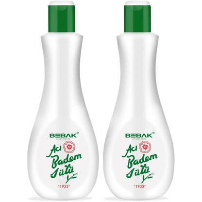 Bebak Bitter Almond Make-Up Remover Milk front bottle view