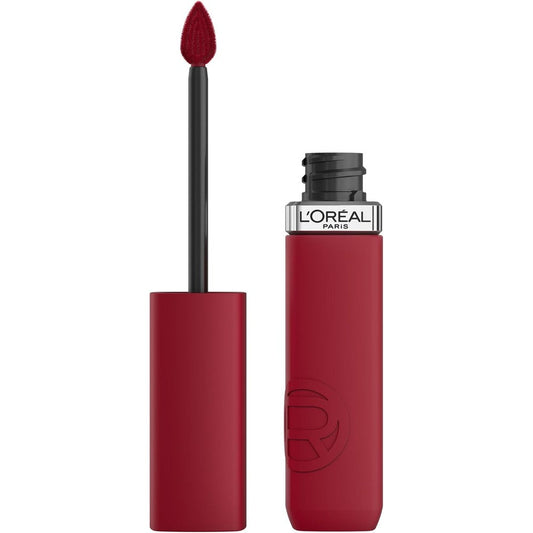L'Oreal Paris infallible matte resistance liquid lipstick in le rouge paris 420 red shade