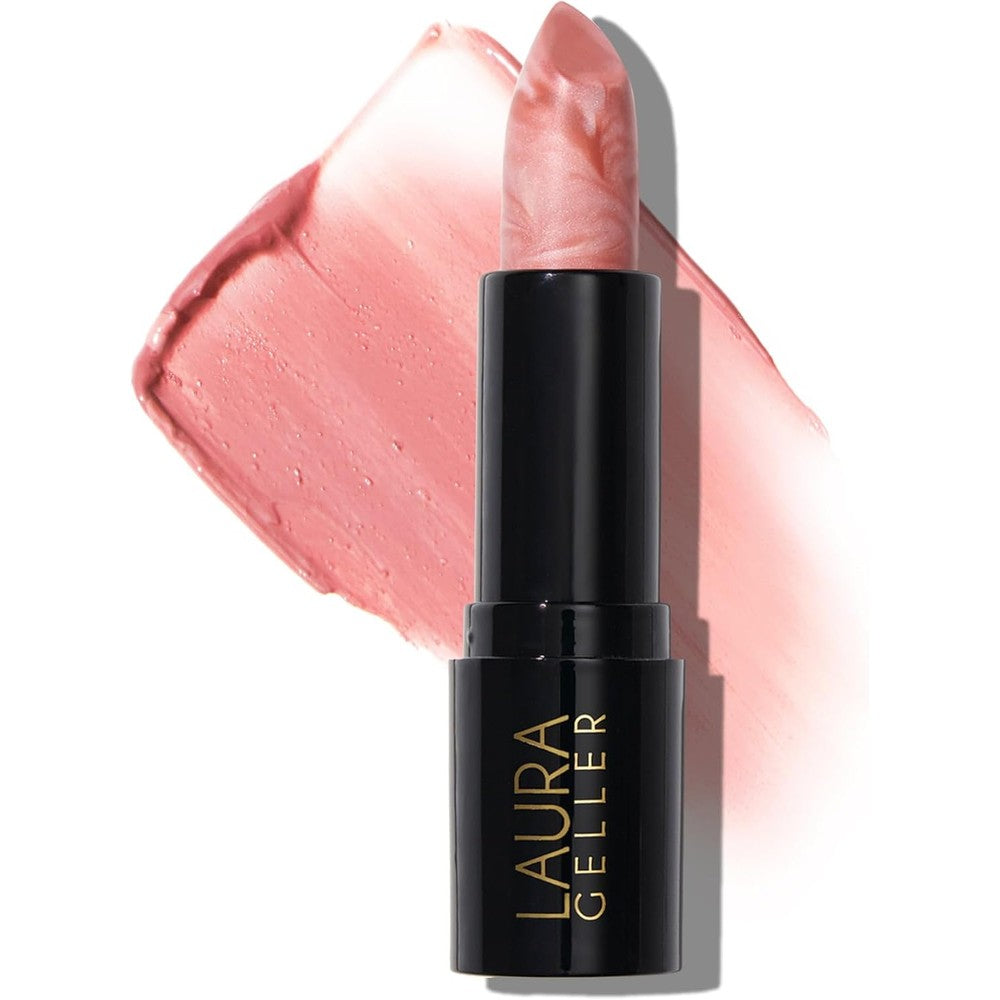 Laura geller italian marble sheer lipstick berry vanilla pale pink swirled bullet