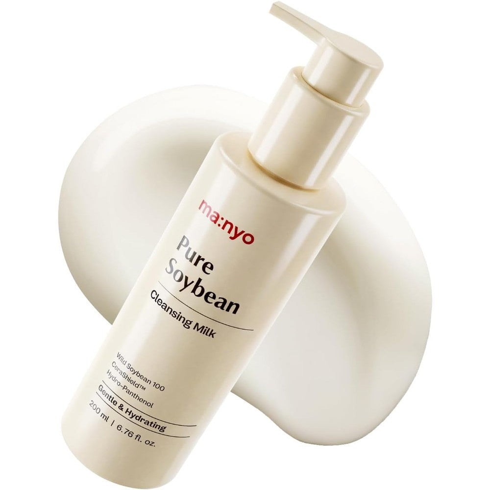 Ma:nyo Pure Soybean Cleansing Milk front view bottle