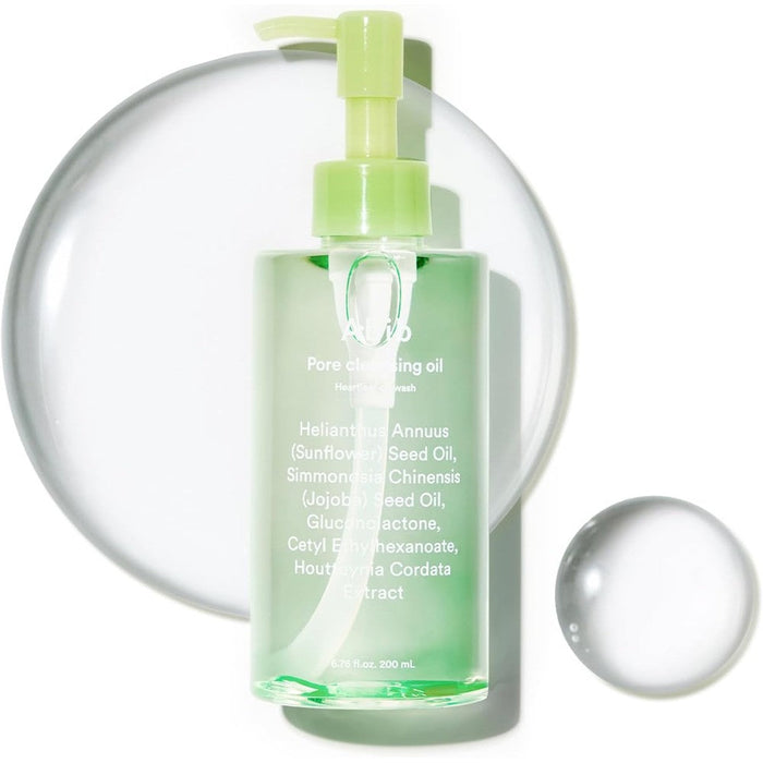 Abib pore cleansing oil front view bottle packaging
