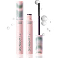 Okerker Upgrade Speedy Mascara Remover front view showing pink and green striped packaging.