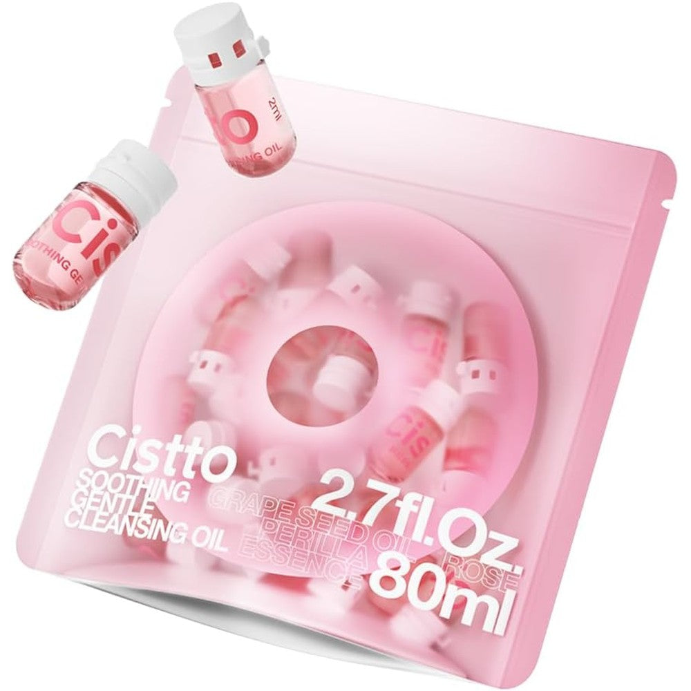 Cistto Natural Cleansing Oil 40 Capsules makeup remover front packaging view