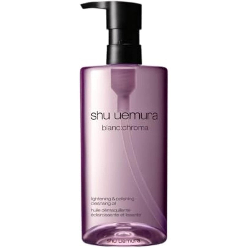 Shu Uemura Blanc Chroma Cleansing Oil front view bottle