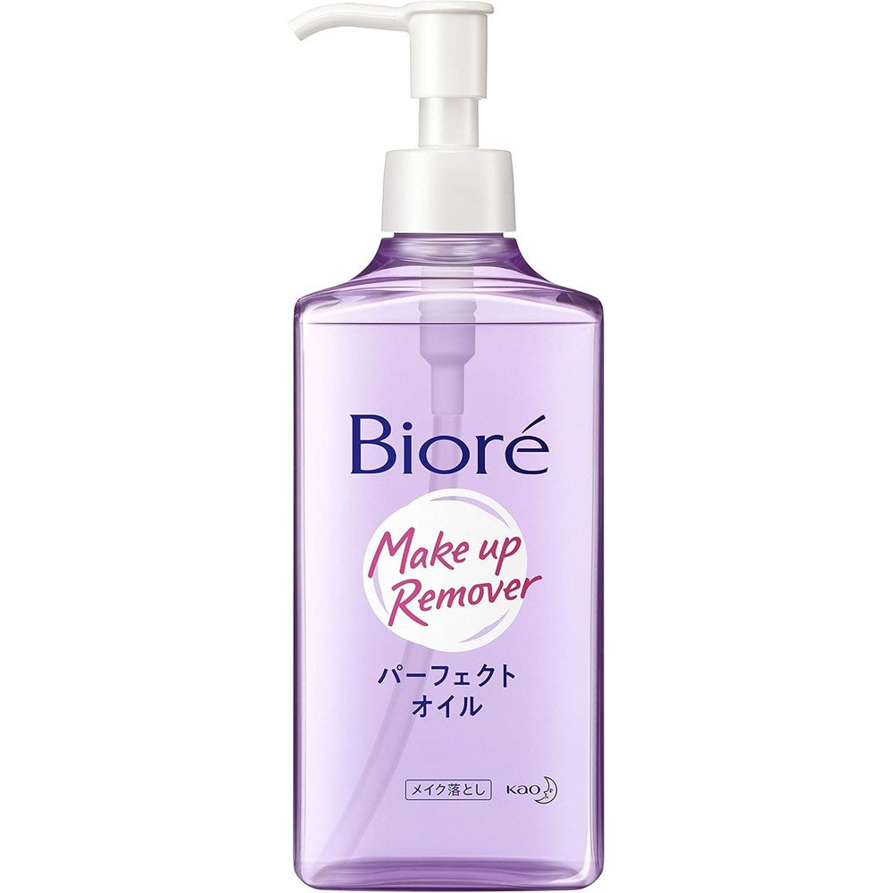 Kao Biore Make-Up Remover Perfect Oil front view bottle