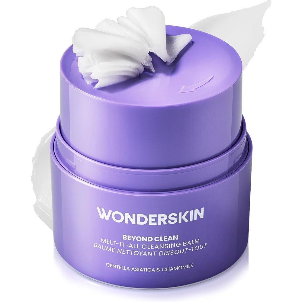 Wonderskin Beyond Clean Melt It All Cleansing Balm front view packaging