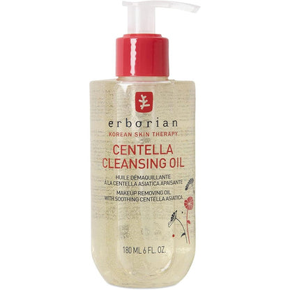 Erborian Centella Cleansing Oil 180ml front view bottle for premium Korean skincare routine