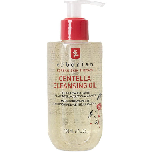 Erborian Centella Cleansing Oil 180ml front view bottle for premium Korean skincare routine