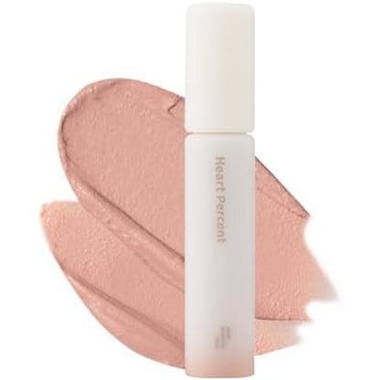 Heart Percent Dote On Mood All Cover Lip Base 01 Creamy Beige front view