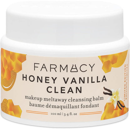 Farmacy Honey Vanilla Makeup Remover Cleansing Balm front view packaging