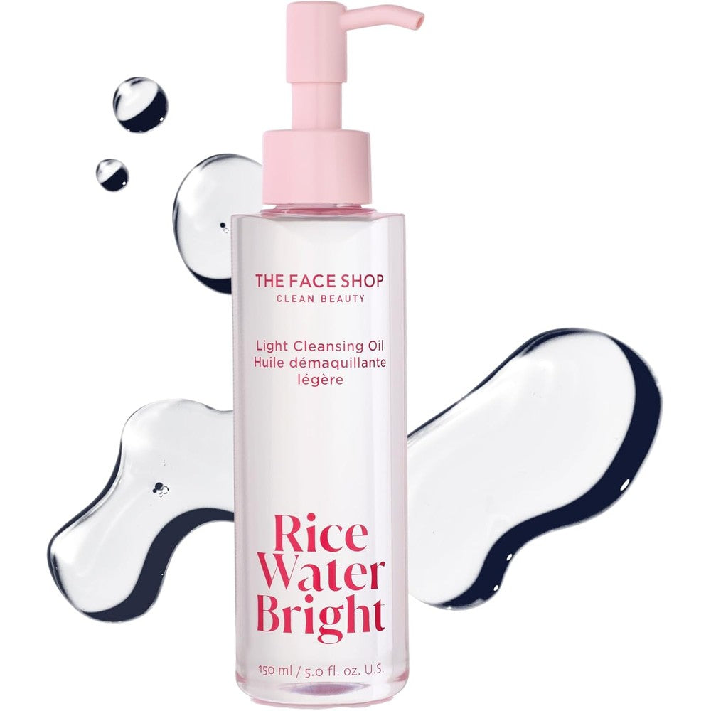 The Face Shop Rice Water Bright Light Cleansing Oil front view bottle
