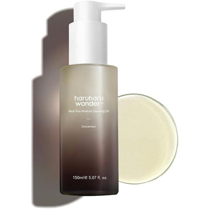 Haruharu Wonder Black Rice Moisture Cleansing Oil front view