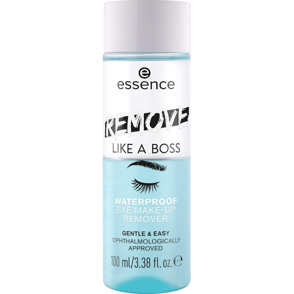 Essence Remove Like A Boss Waterproof Eye and Face Makeup Remover front view bottle