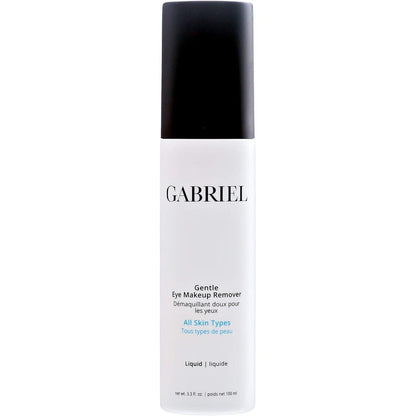 Gabriel Cosmetics Sea Fennel Gentle Eye Makeup Remover front view bottle of clean vegan liquid cleanser.