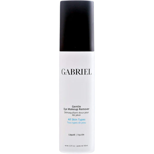 Gabriel Cosmetics Sea Fennel Gentle Eye Makeup Remover front view bottle of clean vegan liquid cleanser.