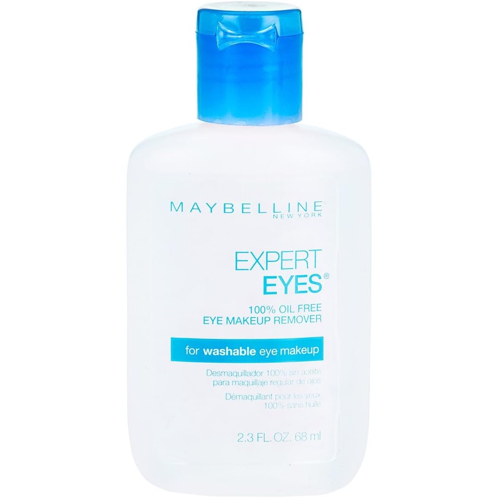 Maybelline New York Expert Eyes Oil Free Eye Makeup Remover front view bottle