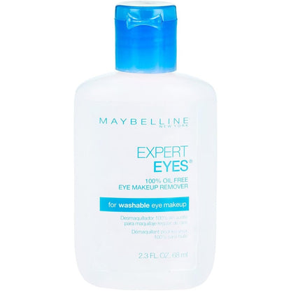 Maybelline New York Expert Eyes Oil Free Eye Makeup Remover front view bottle