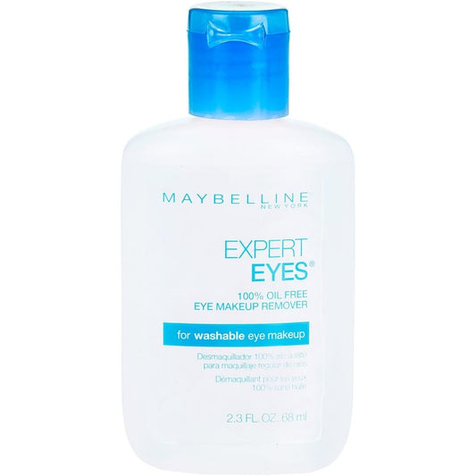 Maybelline New York Expert Eyes Oil Free Eye Makeup Remover front view bottle