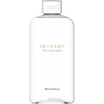 TO DO LIST Cleansing Water front view premium Korean micellar makeup remover bottle