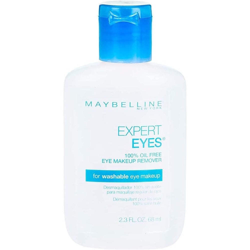 Maybelline New York Expert Eyes eye makeup remover front view bottle packaging