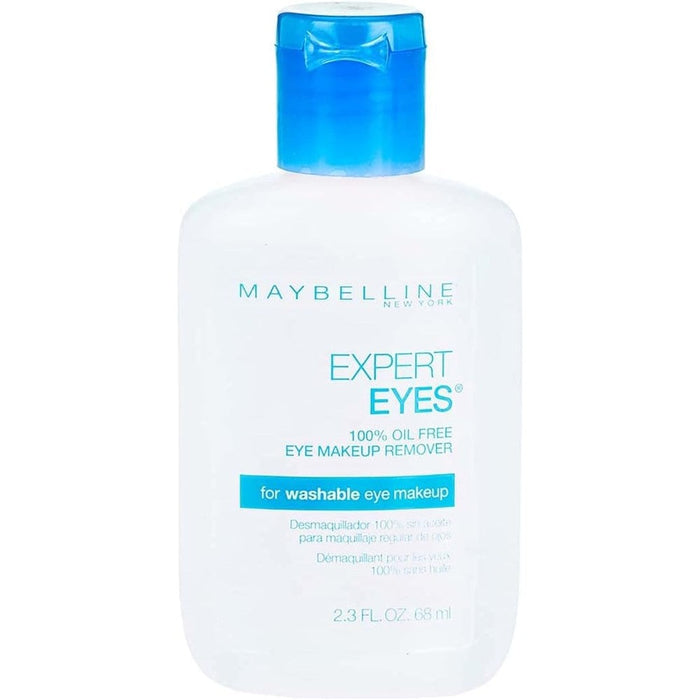 Maybelline New York Expert Eyes eye makeup remover front view bottle packaging