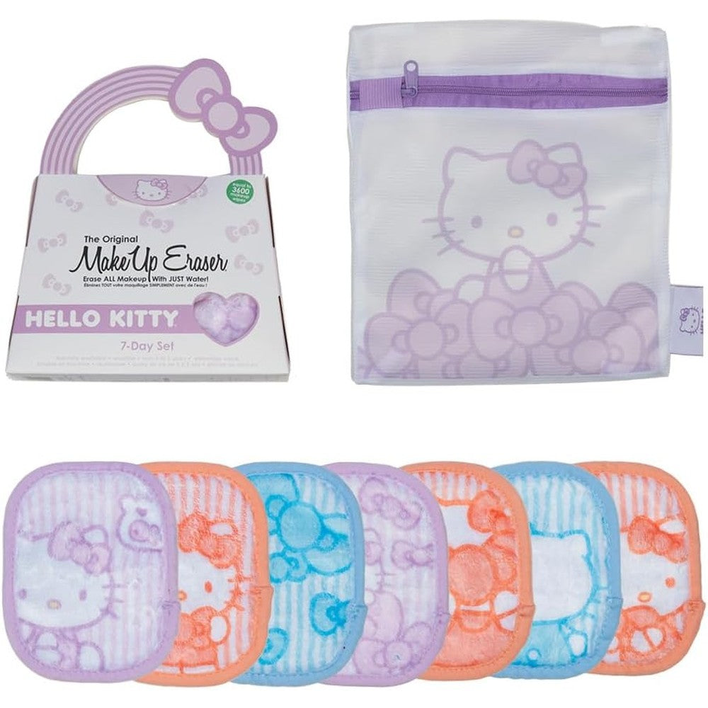MakeUp Eraser Hello Kitty Pastel 7-Day Set front view packaging