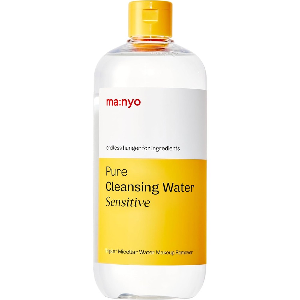 Ma:nyo Pure Cleansing Water front view bottle packaging