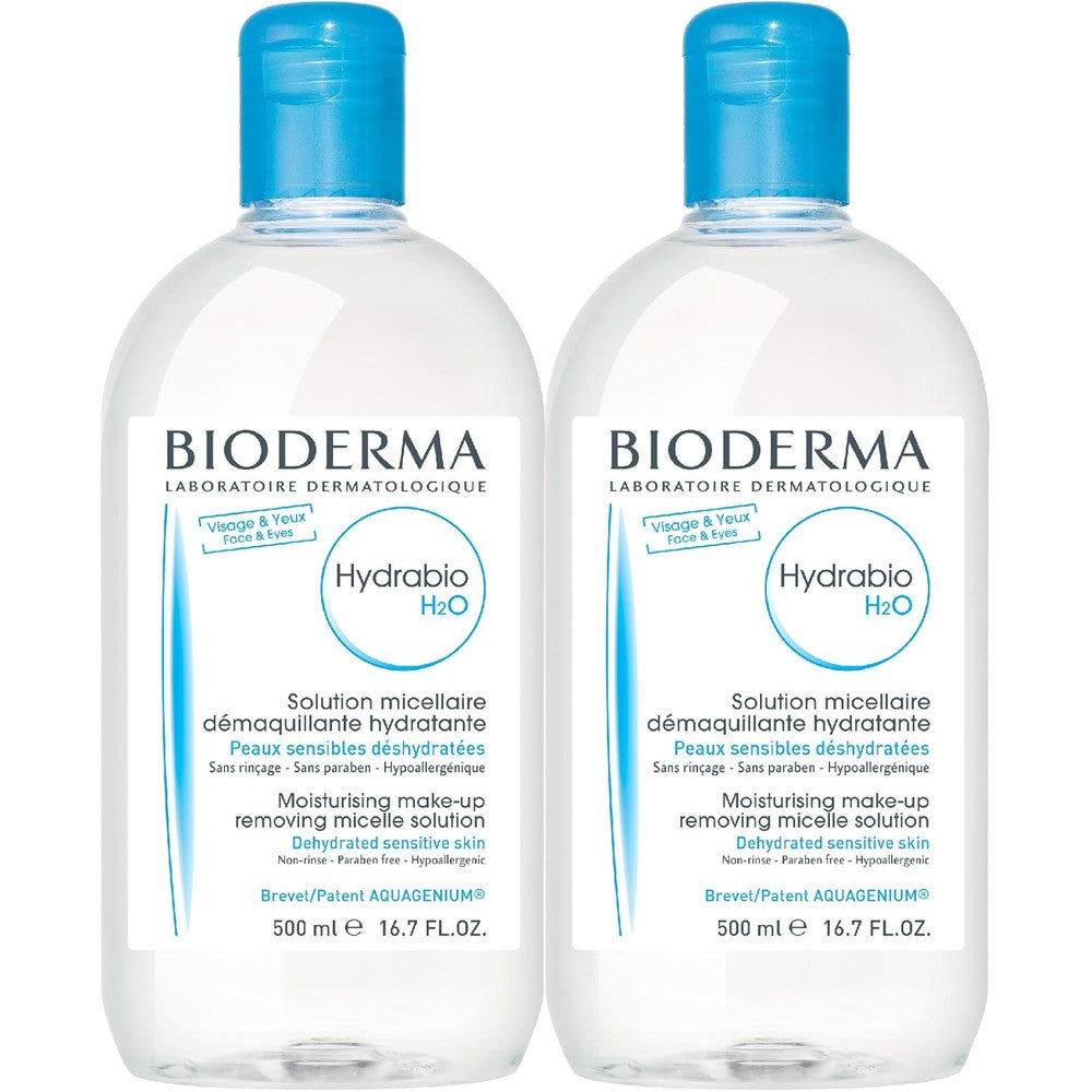 Bioderma Hydrabio H2O micellar water front view bottle