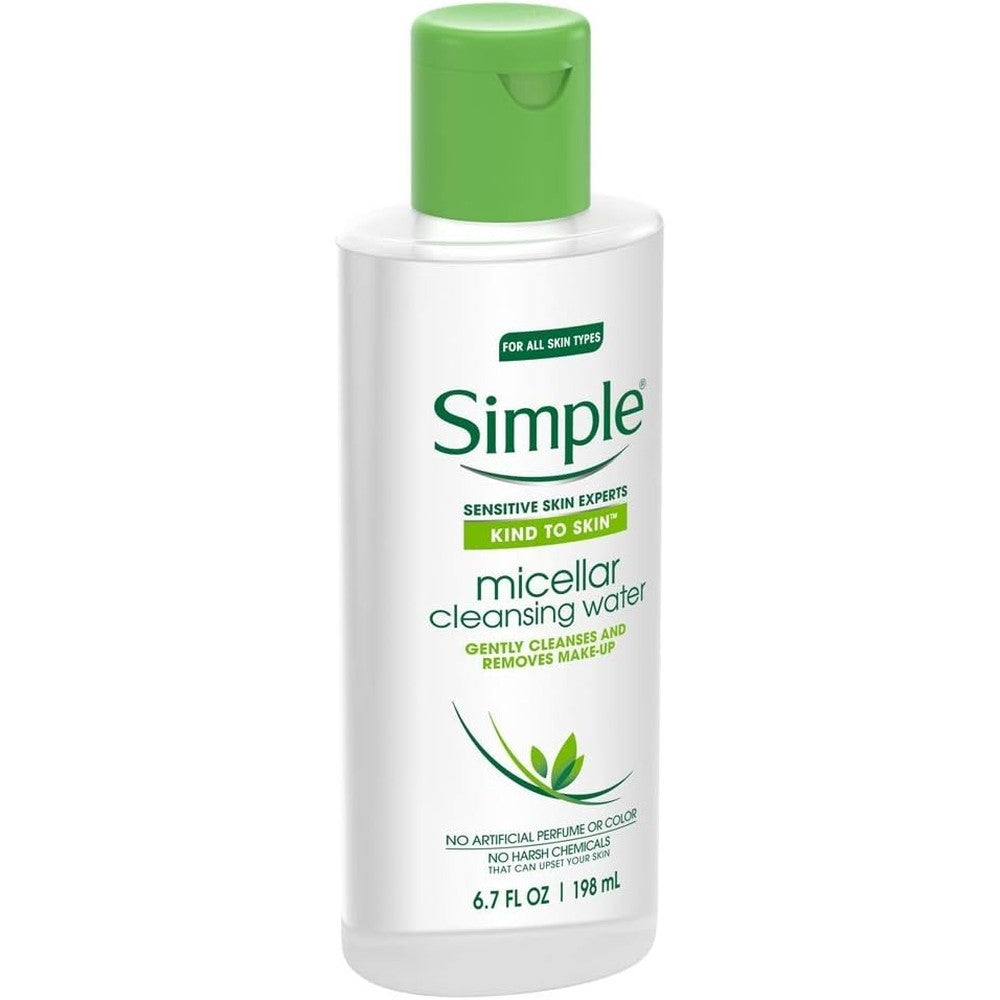 Simple Kind To Skin Micellar Cleansing Water front view bottle