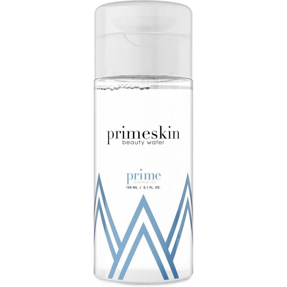Prime Prometics PrimeSkin Beauty Water front view bottle for mature skin makeup removal