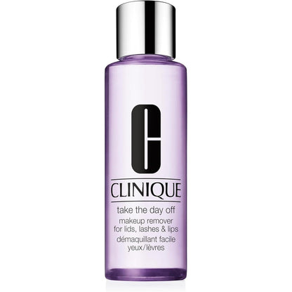 Clinique Take The Day Off Liquid Makeup Remover front view bottle for waterproof makeup removal