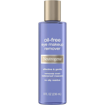 Neutrogena Gentle Oil Free Eye Makeup Remover front view bottle