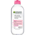 Garnier SkinActive micellar water bottle front view cosmetic cleanser