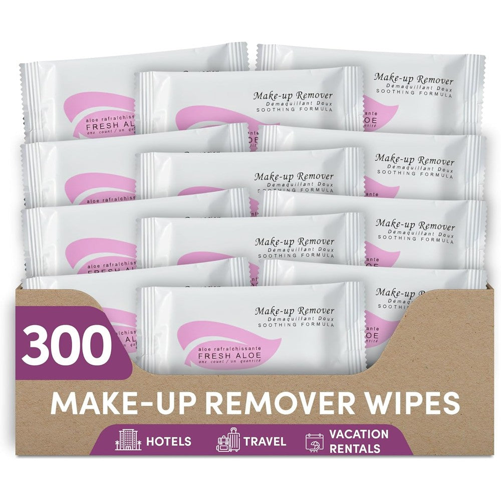 Diversified Hospitality Solutions fresh aloe makeup remover wipes box front view