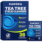 Kakoka Eyelid Wipes 36 Count box front view